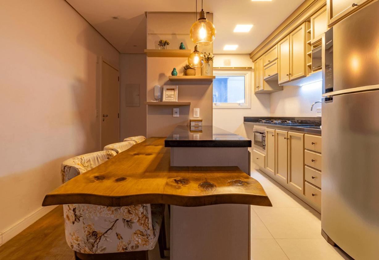 Rosa Edificio Bernhard Wolff Apartment Gramado Ngoại thất bức ảnh